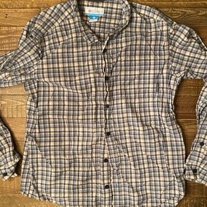 Columbia Button Down Mens Large